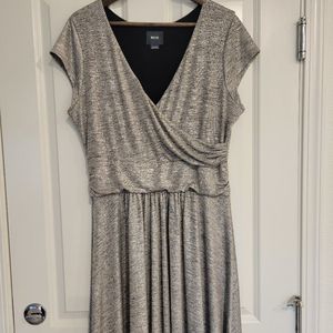 Silver Maeve Anthropologie Dress size XL